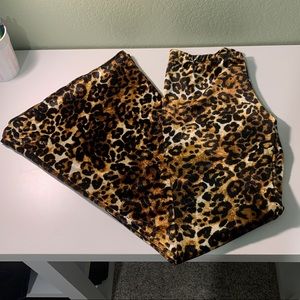 Velvet Leopard Bell Bottoms